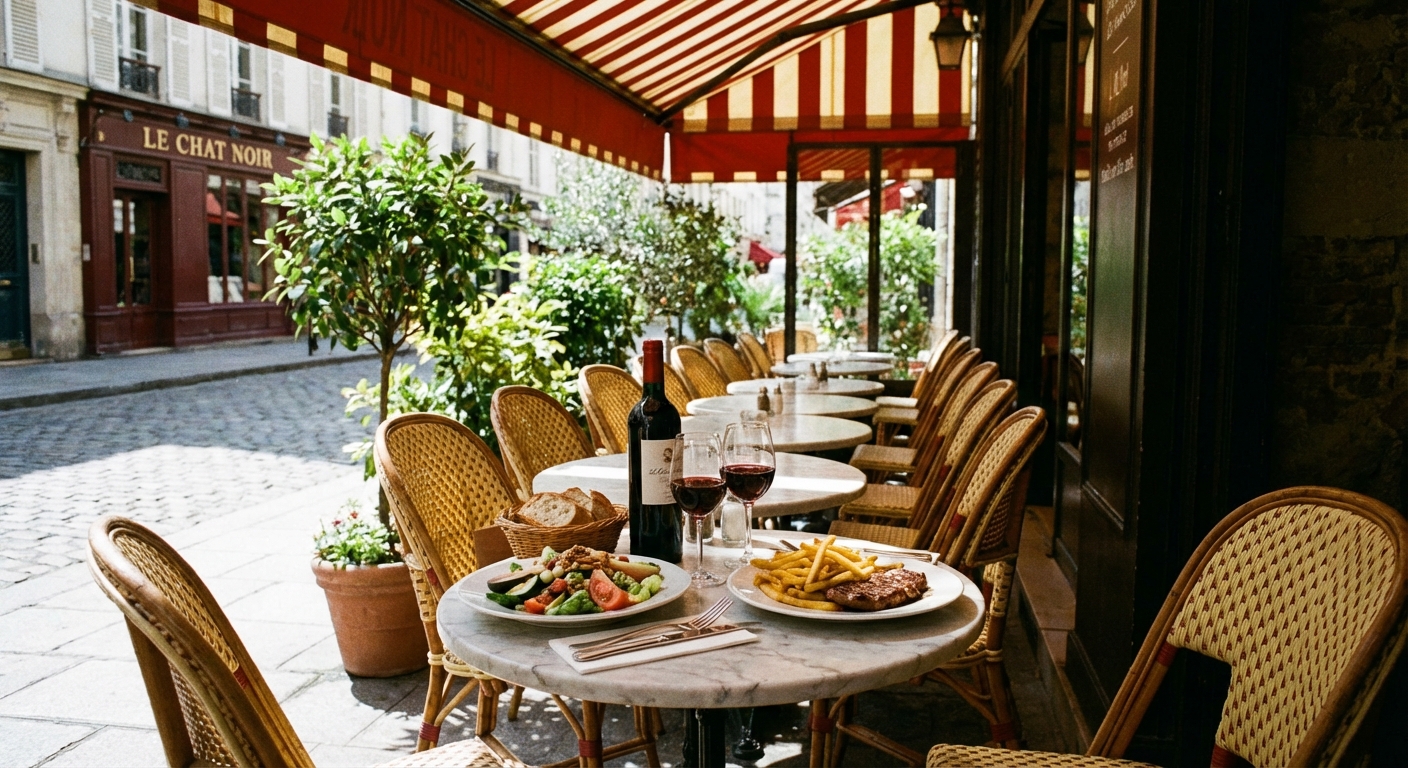Déjeuner en terrasse au Comptoir Foch